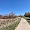 Trail as seen just north of Picadilly. Taken April 2021.