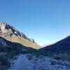 Riverbed above "Escaleras" canyon.