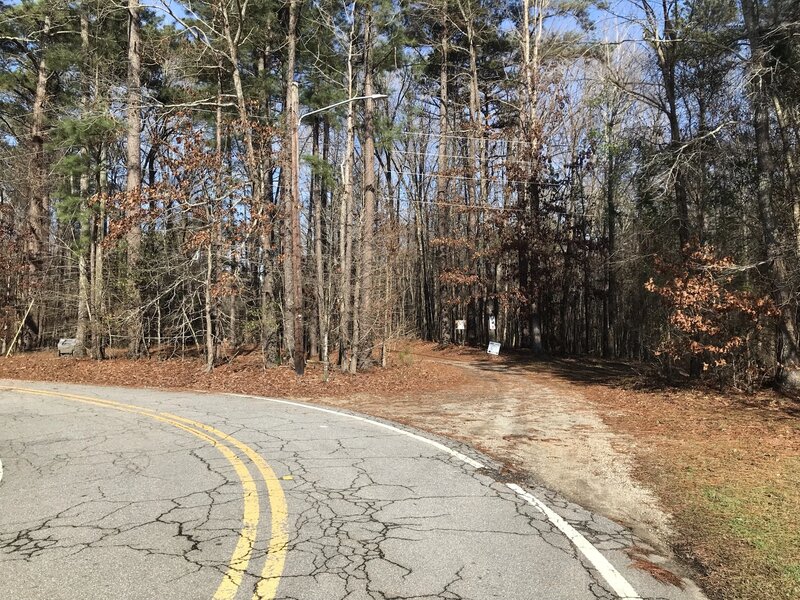 Entrance to Hart Farm Trails.