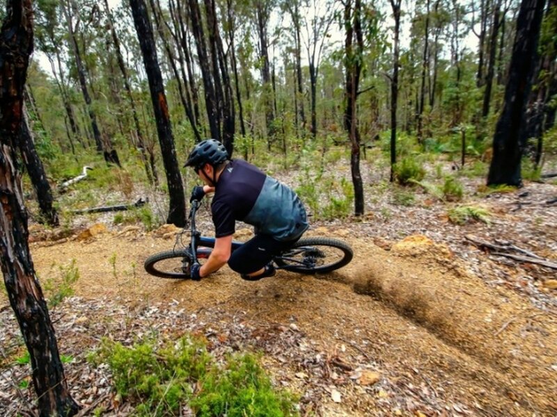 Twists and turns on Rays Trail in the Arklow trail network, Collie.