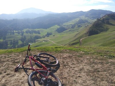 Top of "The Wall". Ridge Trail.