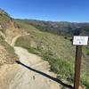 Trail near beautiful cliffside