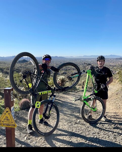 Top of trailhead for Dixie Mountain Loop.