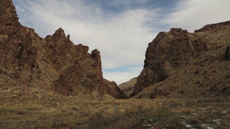 entering Hardtrigger Canyon (clockwise ride).