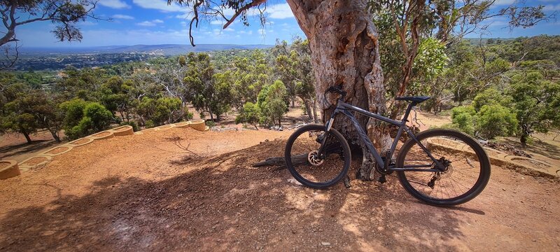 The Goat Farm MTB, top trail lookout.