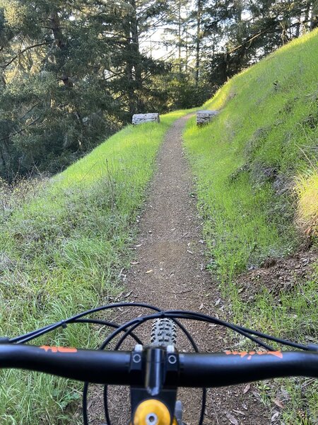 Easy, fun downhill.