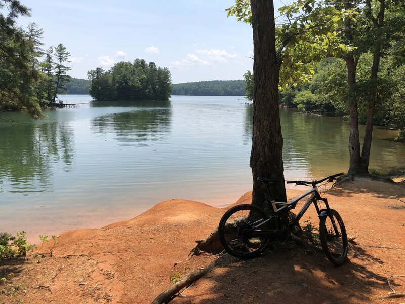 Lake James muddy beach