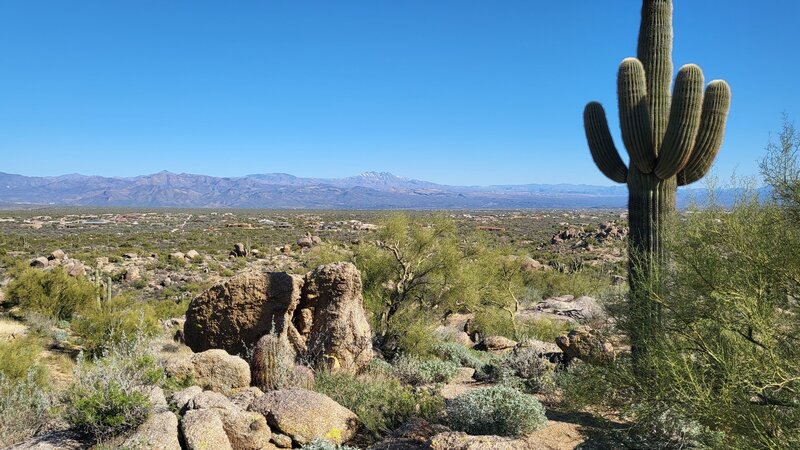 View From Granite Mtn Loop Scenic Overlook.