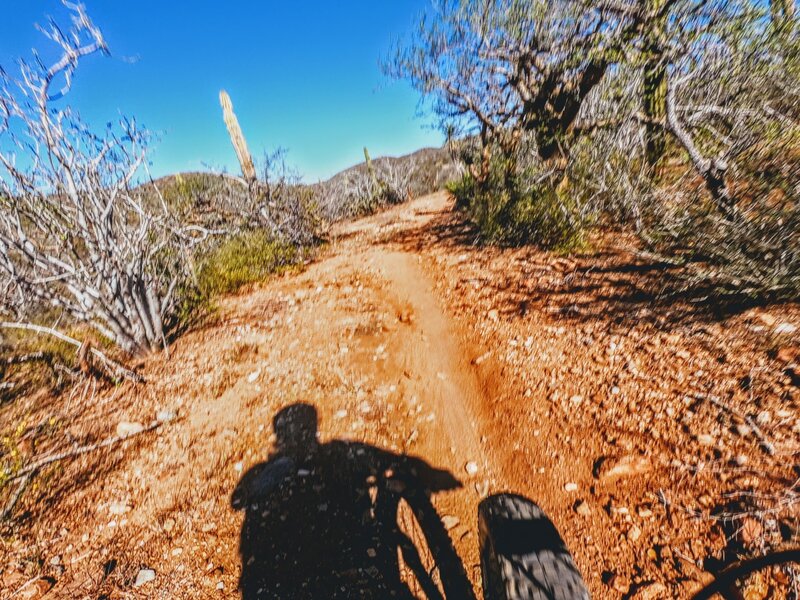 GoPro vision of Sierra Madra, smooth trails and sandy parts