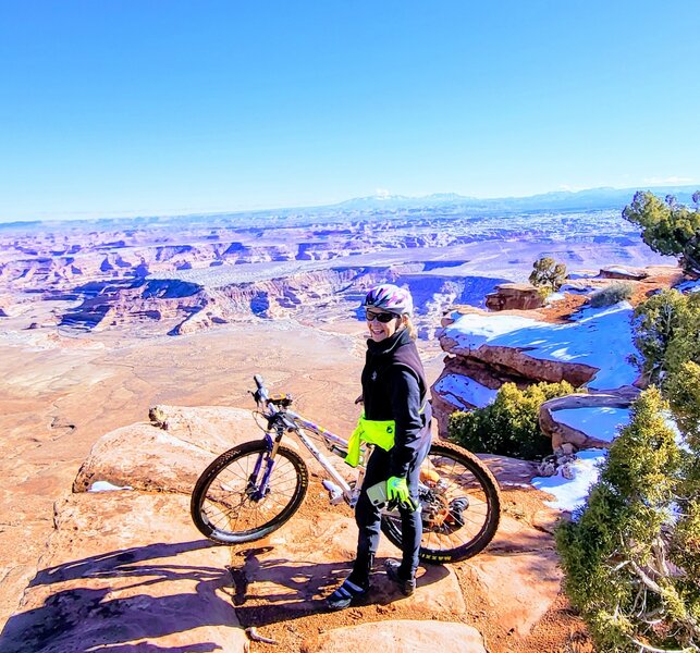 Mo Obrien at panorama point in the Maze