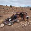 mo Obrien on the hood,  temple mountain, san rafael reef