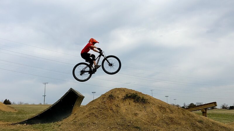 My nine-year old sending it at SGBP!