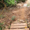 Drop gap from the bridge in the Amazon Trail of the Bongabon Bike Park