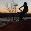 New pump track and jump line built by the town of Harrisburg