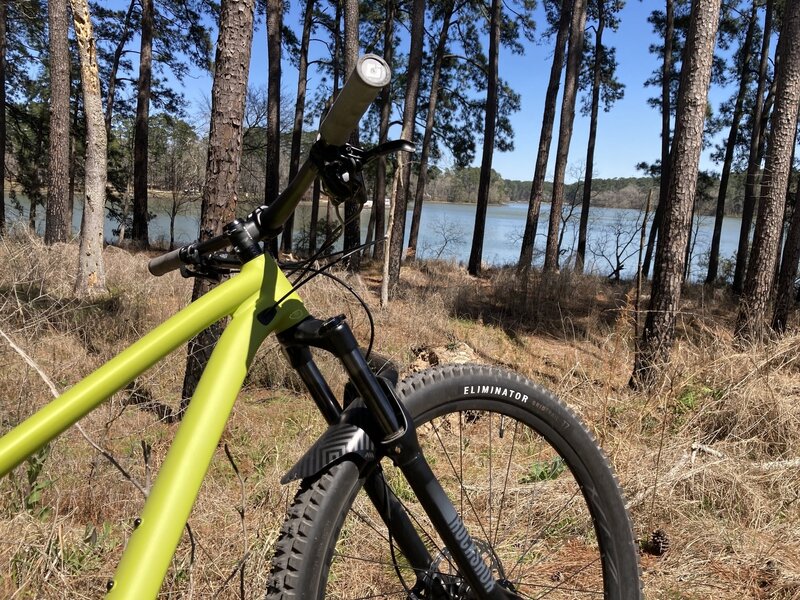 Lake view from the junction of Chinquapin Trail and Triple C Cutoff