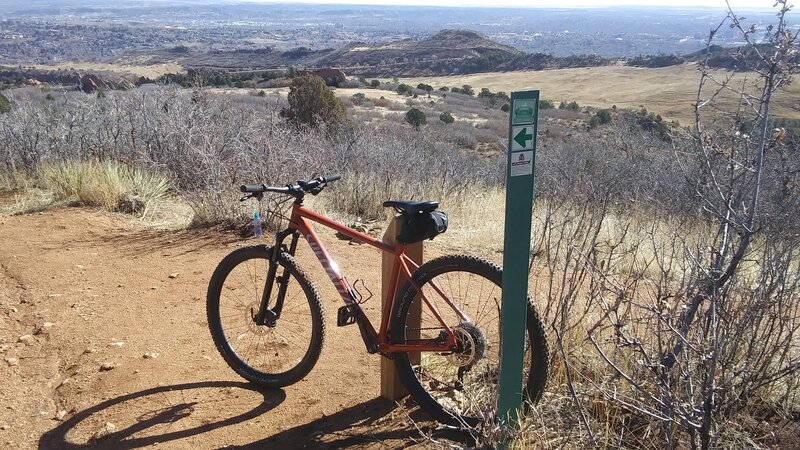 2.5 mile climb from the west parking lot at Red Rocks, ready for a rocky decent... March 31, 2022