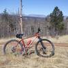 Morning ride on the Lower Ridge Trail on 4/7/22. Trails are in good shape with a few icy spots at creek crossings...