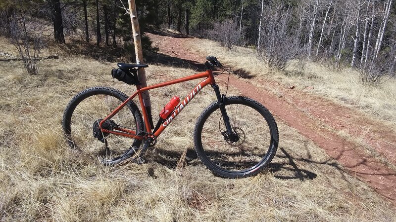 Morning ride on the Lower Ridge Trail on 4/7/22. Trails are in good shape, lots of roots, rocks and steep downhill stuff...