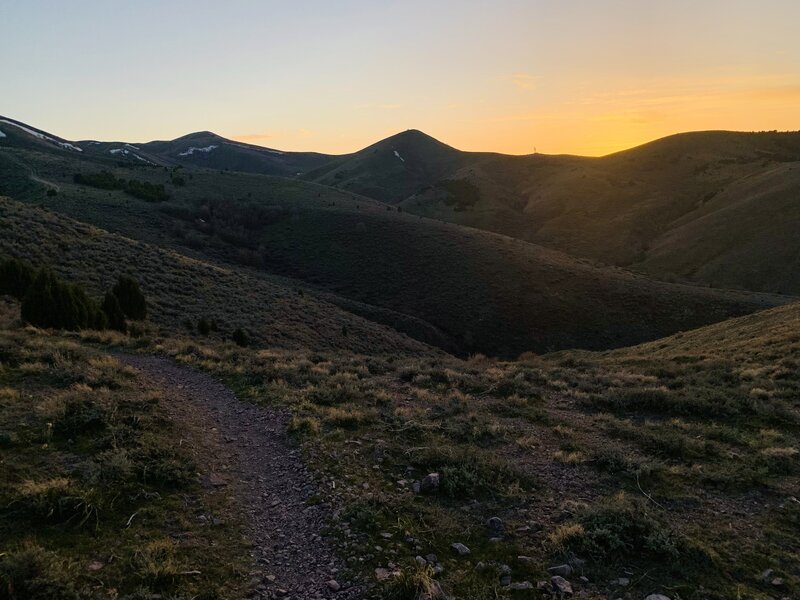 Sunset in switchback.