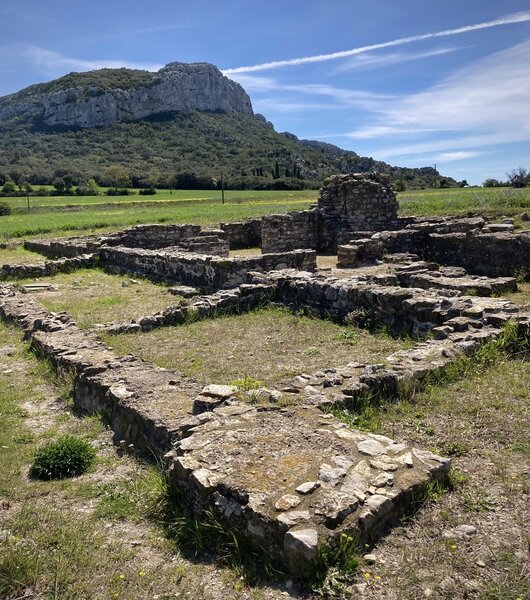 St. Pierre de Vence roman villa ruins.