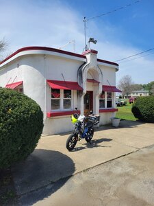 D & S Sub Shop, great food and parking.