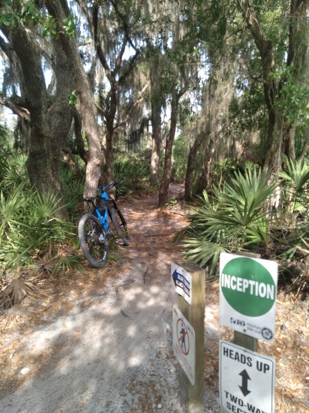 Inception. Nice green trail.