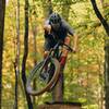 Jacob Bailey sending it on Roli Noli at Unaka Bike Park; photo credit Robert King Photography