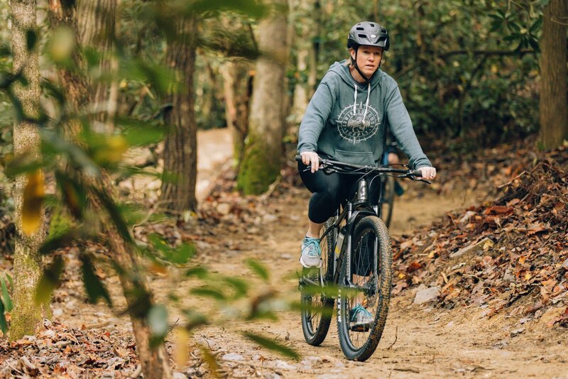 Under the rhododendron canopy on Gomers Loop; Photo Credit Robert King Photography