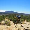 Optional rock line overlooking the iconic Trinidad sign and Fishers Peak.