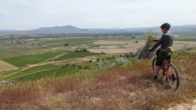 View of Emmett and Squaw Butte