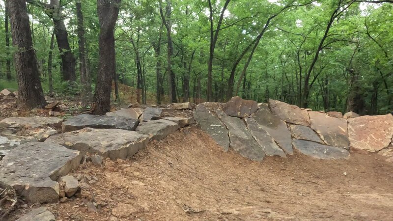 Rock berm