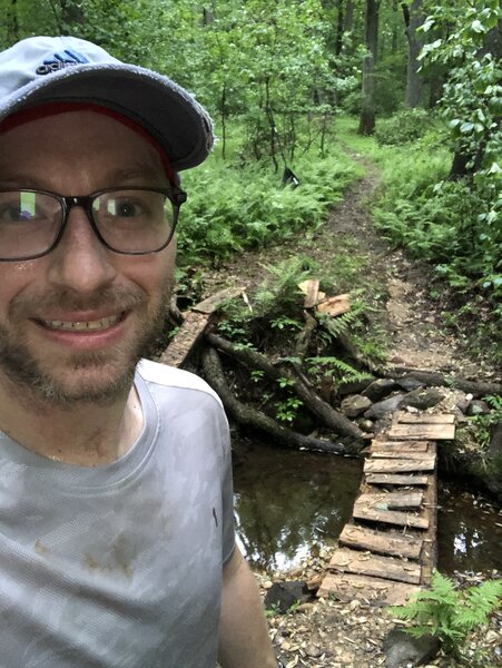 Views of this little feature to help with abuse to the main trail area where the creek intersects.