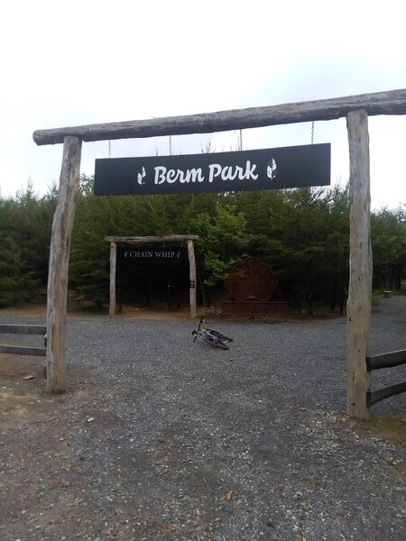 Entrance to Berm Park