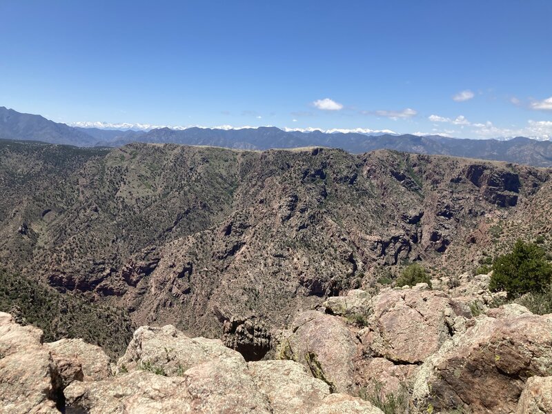 View of Sangre de Christo Mountains from Le View.