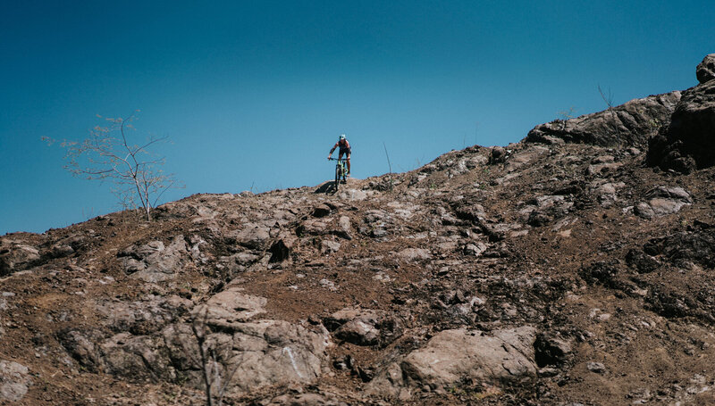 Freeride line at the Quarry.