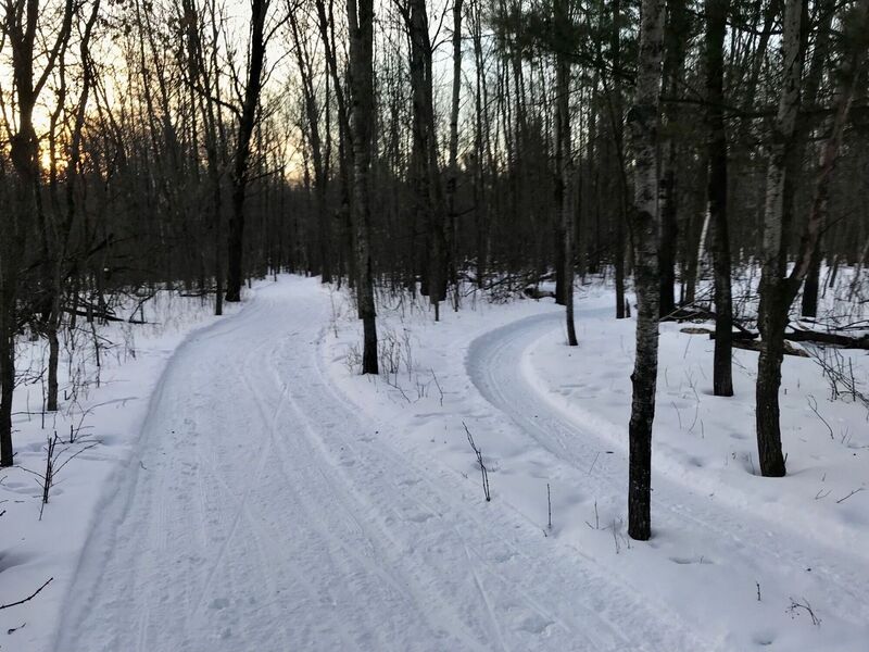 River Doc Trails are groomed in winter for skiing, biking and snowshoeing.