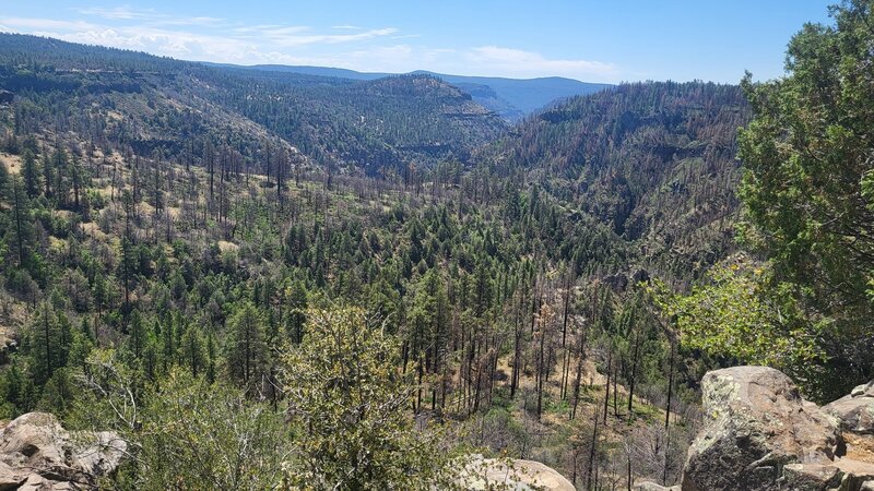 View From Sycamore Vista (Upper Sycamore Canyon)