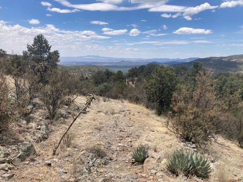 Descending into Fort Bayard