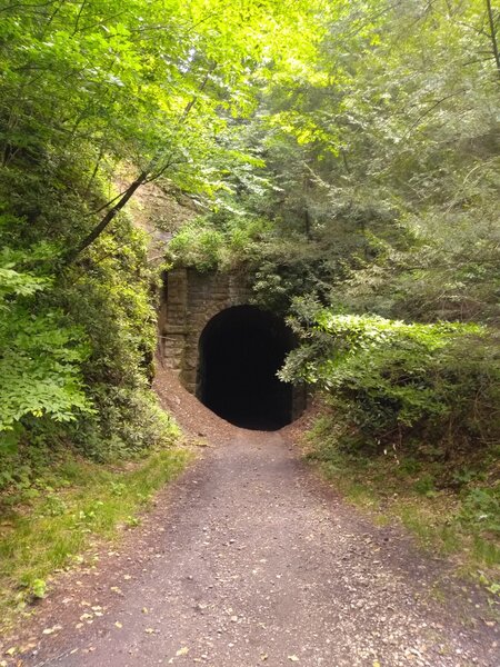 Sarah's Tunnel on the Cranberry Tri-Rivers Trail