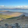 View of Great Salt Lake from Elephant Head trail.