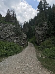 Entry point from Rifle Mountain Park.