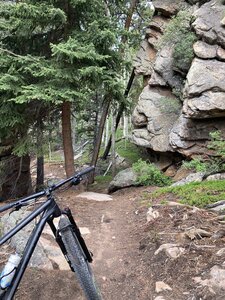 Fun flow after the rock steps.