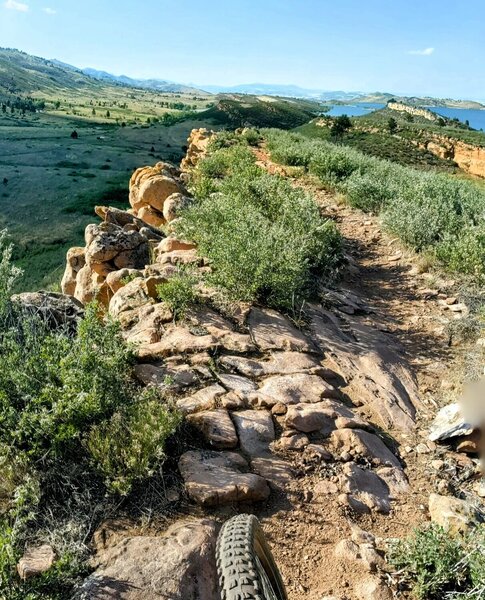 View from the ridge.