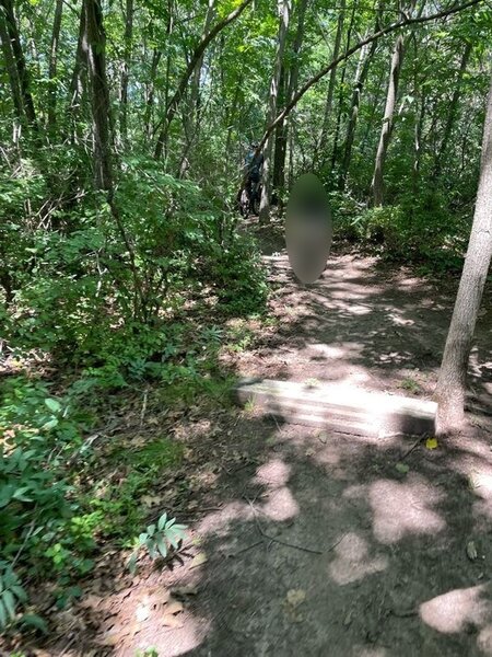 River Side section is pretty flat with few obstacles that you can go over or around.