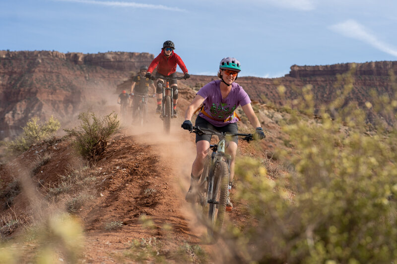 Shredding a little Ridge on Jem, Guided mountain bike trips @ https://www.wildmesamtb.com/.