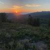 Sunset on the Panorama Trail.