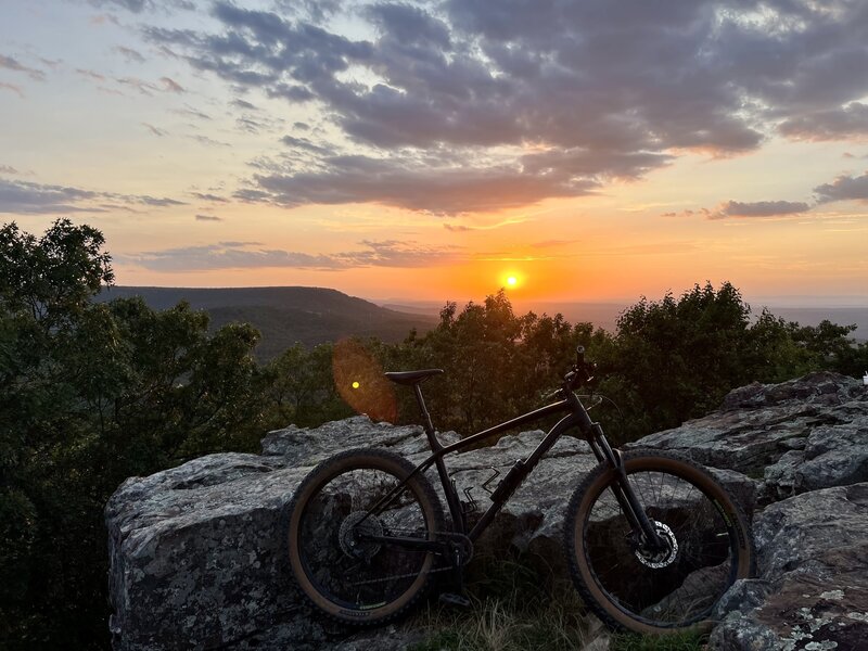 Sunset Point at the end of the Three C's trail.