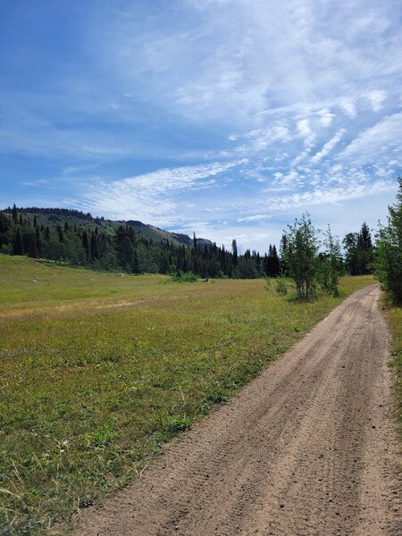 The beginning of Thousand Springs Valley looking East.