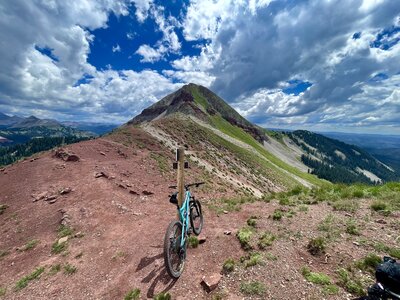 Top of Blackhawk Pass.