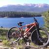 Morning ride near North Catamount Reservoir in the shadow of Pikes Peak, a fun ride with great views...